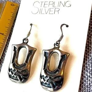 Elegant Sterling Silver Drop Earrings